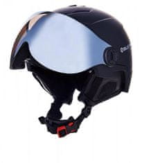 Blizzard Lyžařská přilba Blizzard DOUBLE VISOR 56-59 BLACK MATT, MIRROR