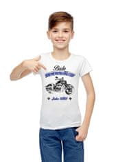 STRIKER Dětské tričko Budu motorkářem jako táta Dětská velikost: 12 let
