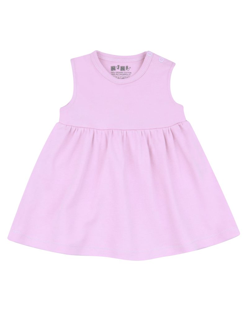 Nini dívčí šaty z organické bavlny ABN-2535 86 fialová