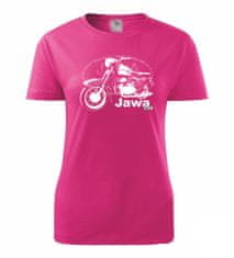 STRIKER Dámské tričko Jawa 350 Barva: Růžová, Velikost: XS