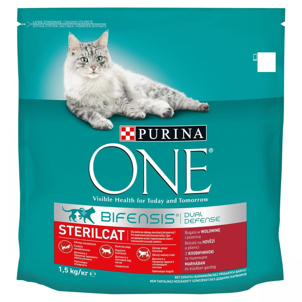 Purina ONE STERILCAT hovězí 1,5 kg