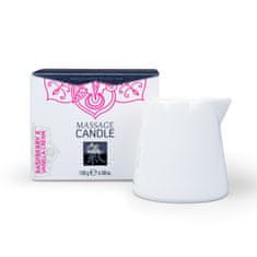 Hot Masážní svíčka - Shiatsu Raspberry & Vanilla Cream