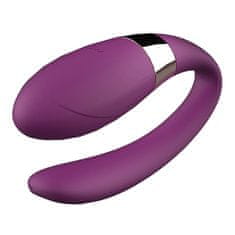 Boss Series Párový vibrátor V-Vibe Purple na dálkové ovládání, USB nabíjecí, 7 režimů