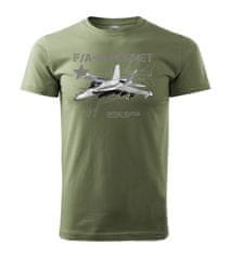 STRIKER Tričko F-18 HORNET Barva: Bílá, Velikost: S