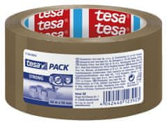Tesa Balicí páska STRONG, PP, akrylát, nehlučná, hnědá, 66m:50mm, 6pack