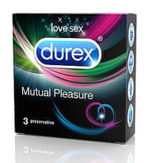 Pasante Durex Mutual Pleasure (3ks), kondomy pro společné vyvrcholení