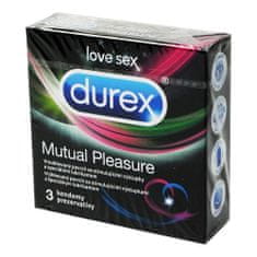 Pasante Durex Mutual Pleasure (3ks), kondomy pro společné vyvrcholení