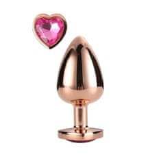 Dreamtoys Gleaming Love Plug (Rose Gold / Medium)