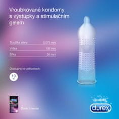 Pasante Durex Intense (16ks), dráždivé kondomy s gelem Desirex