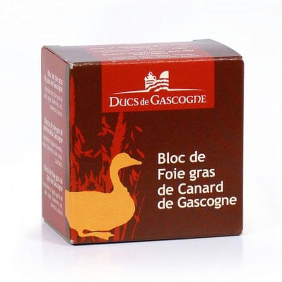 Ducs de Gascogne Kachní Foie Gras z Jihozápadu Francie v bloku (plech), 65g