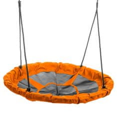 nabbi Dětská houpačka Nest 65 cm - černá/oranžová