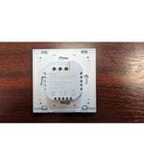 AQARA Zigbee vypínač s dvojitým relé - AQARA Smart Wall Switch H1 EU (No Neutral, Double Rocker) (WS-EUK02)