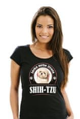 STRIKER Dámské tričko Shih-tzu Barva: Černá, Velikost: M