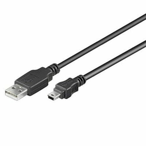 Kraftika Kabel usb 2.0, a-b mini, 5pinů, 1m, usb 2.0, kabely usb