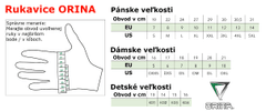 Orina moto rukavice MITCHELL L dámské