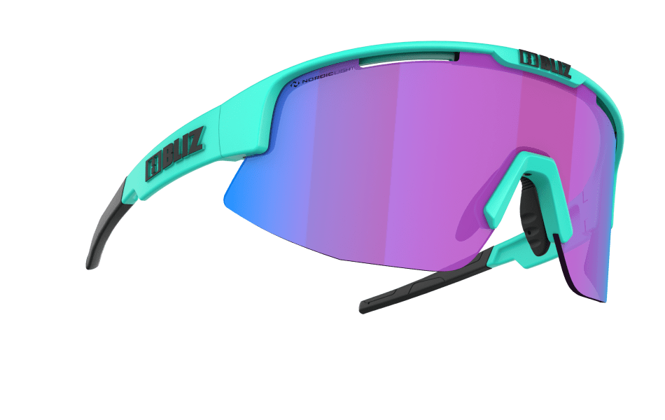 Bliz Matrix Nano Optics Matt Turquoise Begonia w Blue Multi NORDIC LIGHT - 52104-34N