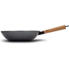 KINGHoff Čínská kantonská ocelová pánev Wok 30 cm