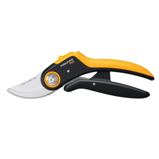 Fiskars 1057170 Nůžky zahradní PowerLever Plus (P721), dvoučepelové