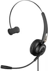 Sandberg USB Pro Mono Headset s mikrofonem, černá