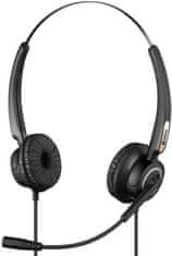 Sandberg USB Pro Stereo Headset s mikrofonem, černá