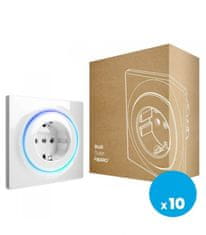 FIBARO Inteligentní zásuvka - FIBARO Walli Outlet type F (FGWOF-011), 10ks