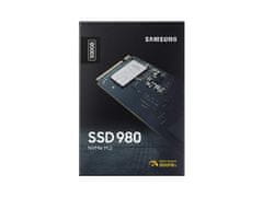 Samsung 980 SSD disk, 500 GB, M.2, PCI-e 3.0 x 4 NVMe, TLC V-NAND