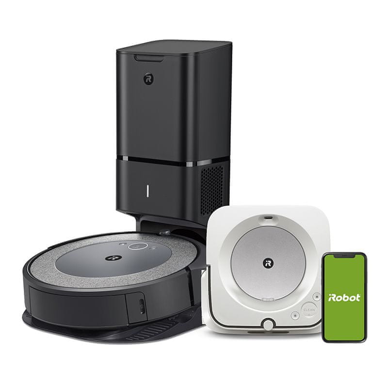 IROBOT Set robotického vysavače a mopu Roomba i3+ a Braava jet m6