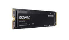 Samsung 980 SSD disk, 1 TB, M.2, PCI-e 3.0 x 4 NVMe, TLC V-NAND