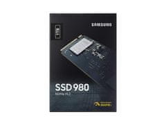 Samsung 980 SSD disk, 1 TB, M.2, PCI-e 3.0 x 4 NVMe, TLC V-NAND