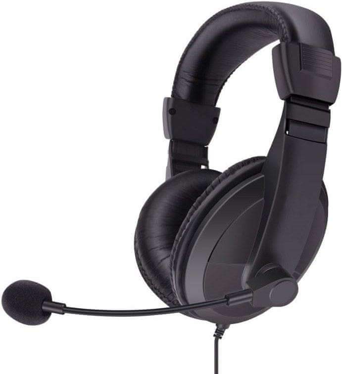 Sandberg SAVER Large USB headset s mikrofonem