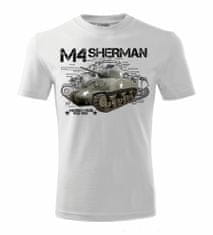STRIKER Tričko STRIKER TANK M4 Sherman Barva: Bílá, Velikost: XL