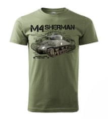STRIKER Tričko STRIKER TANK M4 Sherman Barva: Bílá, Velikost: XL