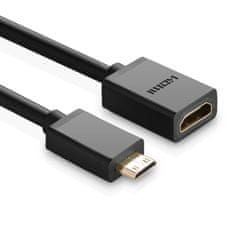 Ugreen 20137 adaptér Mini HDMI - HDMI, M/F, černý