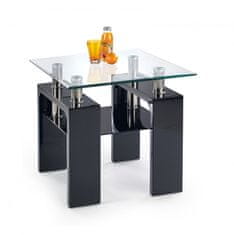 ATAN Konferenční stolek Diana H kwadrat, černý lak