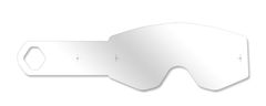 Fly Racing strhávací slídy plexi pro brýle FLY RACING, FLY RACING dětské (10 vrstev v balení, čiré) 37-2493