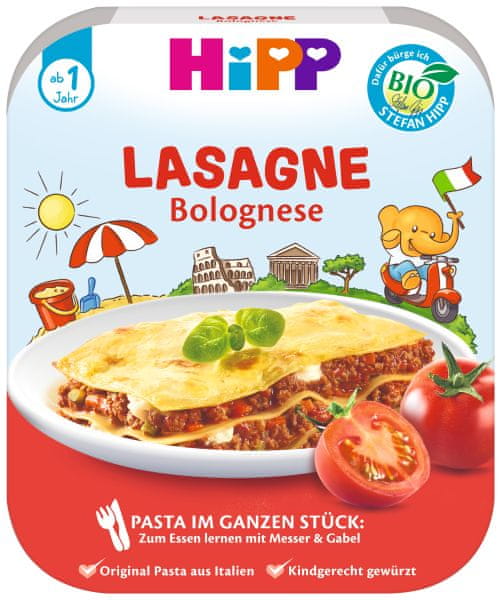 HiPP BIO Boloňské lasagne od uk. 1. roku, 6 x 250 g