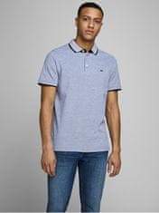 Jack&Jones Pánské polo triko JJEPAULOS Slim Fit 12136668 Bright Cobalt (Velikost M)