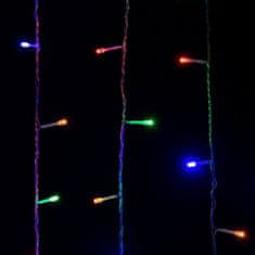 Greatstore Vánoční LED osvětlení - 40 m, 400 LED, barevné, zelený kabel