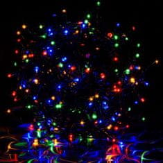Greatstore Vánoční LED osvětlení - 40 m, 400 LED, barevné, zelený kabel