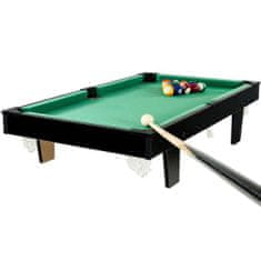 Greatstore Mini kulečník pool s příslušenstvím 92 x 52 x 19 cm - černá