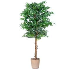 Greatstore Umělá rostlina strom - konopí - 150 cm