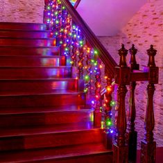 Greatstore Vánoční LED osvětlení - 5 m, 50 LED, barevné, ovladač