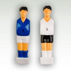 Greatstore Sada 22 figurek na fotbálek bílá-modrá 2,5 x 10,5 x 2 cm