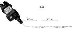 shumee Sada 2 kusů světelných drátů - 200 LED, teple/studeně bílá