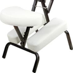 Greatstore Masážní židle Movit skládací bílá 8,5 kg