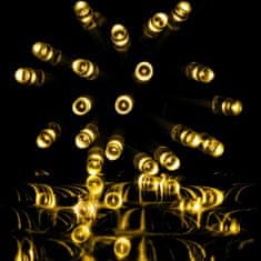 Greatstore Vánoční LED osvětlení - 40 m, 400 LED, teple bílé, ovladač
