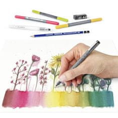 Staedtler Štětcové fixy "Design Journey Floral", 8 barev, sada, oboustranné, 61 3001-1