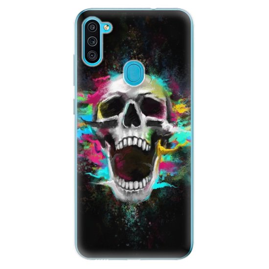 iSaprio Silikonové pouzdro - Skull in Colors pro Samsung Galaxy M11