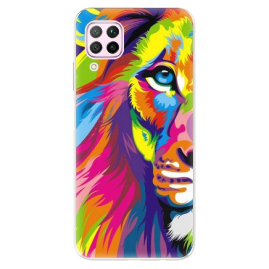 iSaprio Silikonové pouzdro - Rainbow Lion pro Huawei P40 Lite