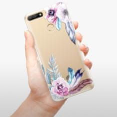 iSaprio Silikonové pouzdro - Flower Pattern 04 pro Huawei Y6 Prime 2018